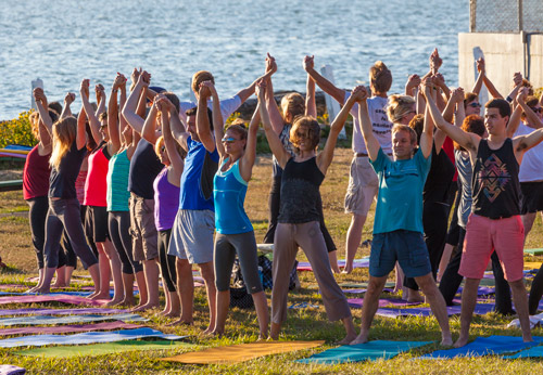 yoga community